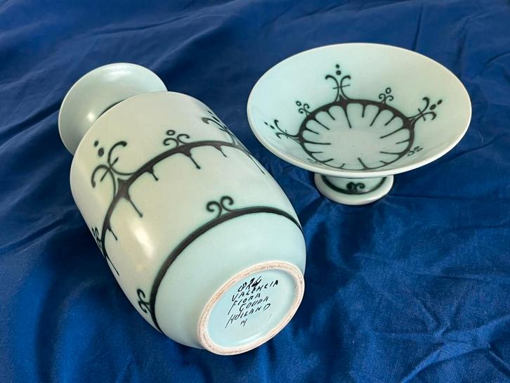 Valencia Flora Gouda keramiek, Antiek en Kunst, Antiek | Servies los, Ophalen
