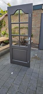 Buitendeur achterdeur met glas ramen, Doe-het-zelf en Verbouw, Deuren en Horren, Ophalen, Gebruikt, 80 tot 100 cm, 200 tot 215 cm