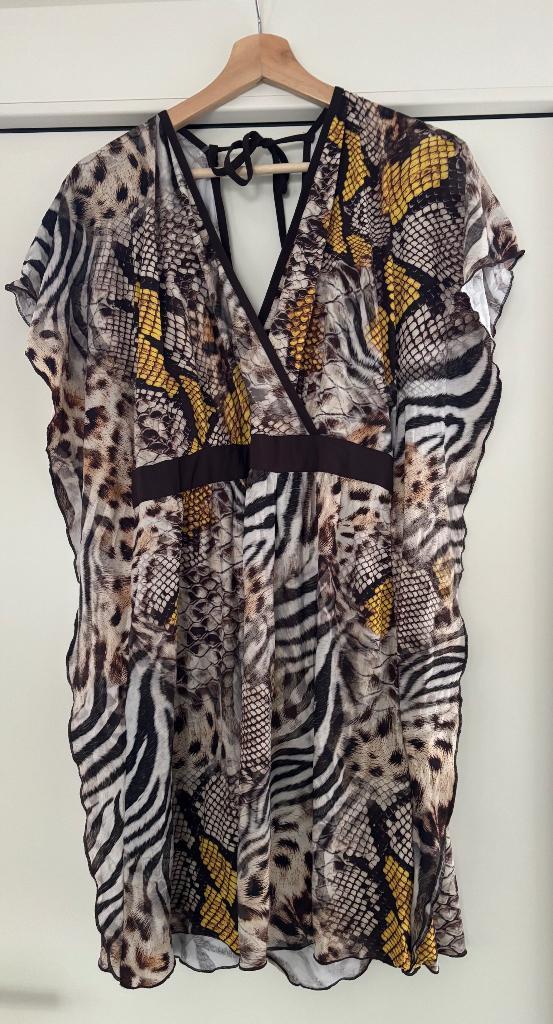 Studio Anneloes jurk / tuniek travelstof maat M, Kleding | Dames, Jurken, Zo goed als nieuw, Maat 38/40 (M), Zwart, Knielengte