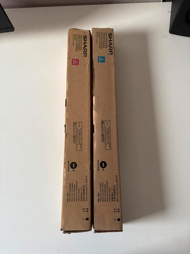 Sharp MX-31GTCA Cyaan & Magenta, Computers en Software, Printerbenodigdheden, Nieuw, Toner, Ophalen of Verzenden