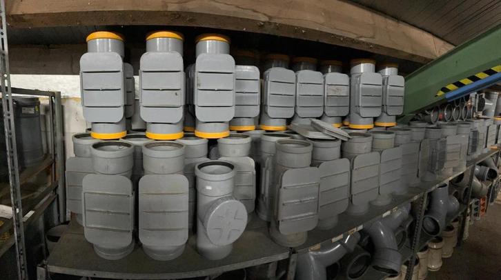 PVC Ontstoppingsstuk met Klemdeksel - Bodemprijzen!, Doe-het-zelf en Verbouw, Buizen en Afvoer, Nieuw, Overige typen, Pvc, Minder dan 2 meter