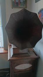 Antieke grammofoon. Zon-o-phone. 1900. Nog werkend, Ophalen