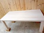 Grote eettafel 205 x 100 cm nieuw onbehandeld, Huis en Inrichting, Ophalen, Gebruikt, 100 tot 150 cm, 200 cm of meer