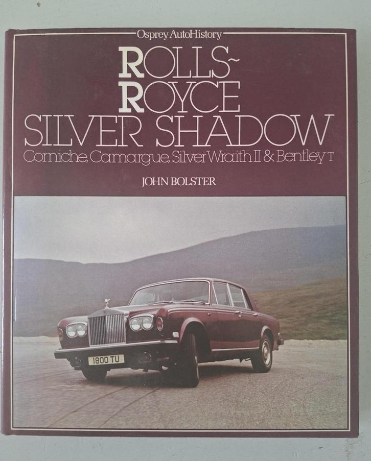 vintag autoboek Rolls Royce silver shadow corniche camargue, Boeken, Auto's | Boeken, Gelezen, Overige merken, Ophalen of Verzenden