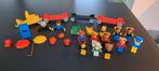Fabuland lego poppetjes, wagentjes, motorfiets, kruiwagen, e, Ophalen of Verzenden, Zo goed als nieuw