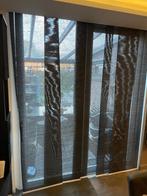 Antracietgrijze paneelgordijnen + railsysteem, Huis en Inrichting, Stoffering | Gordijnen en Lamellen, Ophalen