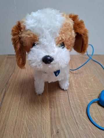 Lopend, Blaffend en Kwispelend hondje beschikbaar voor biedingen