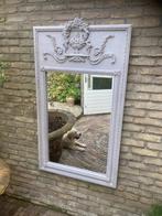 Antieke Spiegel met zeer fraaie Kuif, Antiek en Kunst, Antiek | Spiegels, Ophalen, Rechthoekig, 50 tot 100 cm, 100 tot 150 cm