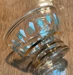 Antiek bowl glaasje met goud randjes, Verzamelen, Glas en Borrelglaasjes, Ophalen of Verzenden, Gebruikt, Overige typen
