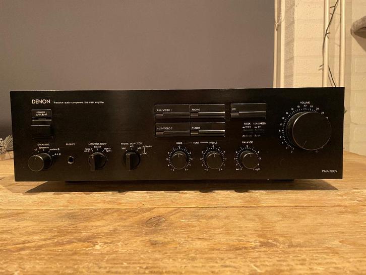 Denon PMA-500v jaren 80 stereo versterker, Audio, Tv en Foto, Versterkers en Receivers, Gebruikt, Stereo, 60 tot 120 watt, Denon