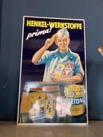 Emaille Reclamebord Henkel-Werkstoffe Prima!, Ophalen of Verzenden