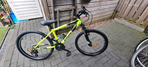 MOUNTAINBIKE 24 INCH BTWIN500 ROCKRIDER 18 VERSNELLINGEN, Fietsen en Brommers, Fietsen | Mountainbikes en ATB, Zo goed als nieuw