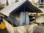 Dieseltank met betonnen opvangbak met afdak, Ophalen, Gebruikt