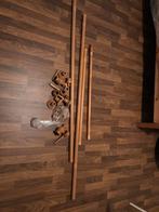 Gordijnroede houten, Huis en Inrichting, Ophalen of Verzenden, Gebruikt