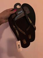 Teva slippers nieuw met kaartje maat 42 zwart / goud, Slippers, Zwart, Nieuw, Ophalen of Verzenden