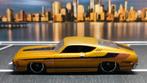 1969 Ford Torino Talladega donkergeel Hot Wheels, Ophalen of Verzenden, Zo goed als nieuw