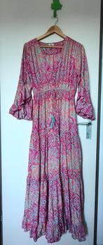 Bohemian Jurk Maat M - Lang & Vrolijk!, Maat 38/40 (M), Ophalen of Verzenden, Zo goed als nieuw, Roze