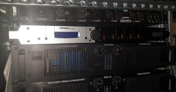 Nexo NX242 digital TD controller + camco aansluitpaneel beschikbaar voor biedingen