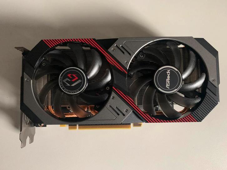 Asrock RX 5600 XT 6GB Phantom Gaming videokaart, Computers en Software, Videokaarten, Zo goed als nieuw, AMD, PCI-Express 4.0