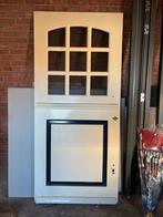 Voordeur hardhout 2055 x 930, Doe-het-zelf en Verbouw, Deurkozijn, Zo goed als nieuw, 150 tot 225 cm, Hout