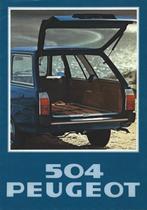 Folder Peugeot 504 Break en Familiale 1978, Gelezen, Peugeot, Ophalen of Verzenden