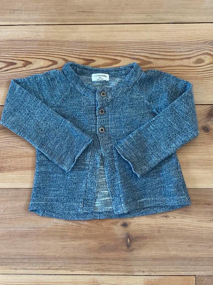 1+ in the family vestje maat 86, Kinderen en Baby's, Babykleding | Maat 86, Zo goed als nieuw, Jongetje of Meisje, Truitje of Vestje