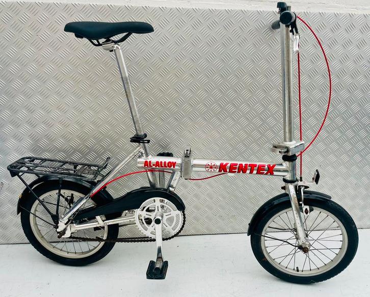 Kentex Al-Alloy vouwfiets, Fietsen en Brommers, Fietsen | Vouwfietsen, Gebruikt, Overige merken, 16 tot 18 inch, Totaal opvouwbaar
