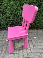 IKEA roze kinderstoel Mammut hartjes stickers (kunnen er af), Ophalen, Zo goed als nieuw, Stoel(en)