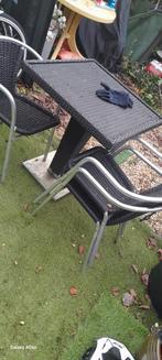 Tuinset met 2 stoelen - Wicker, Tuin en Terras, Tuinsets en Loungesets, 2 zitplaatsen, Gebruikt, Ophalen of Verzenden, Wicker