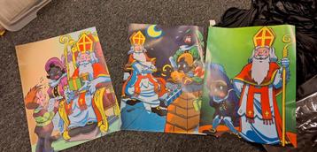 23 grote klassieke sinterklaas posters samen  beschikbaar voor biedingen