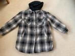 Cecil Grijze geruite jas met capuchon - Maat M, Kleding | Dames, Jassen | Winter, Ophalen of Verzenden, Zo goed als nieuw, Maat 38/40 (M)