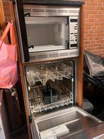 Kast met vaatwasser en magnetron - studentenproof!, Ophalen, Gebruikt, 60 cm of meer, Inbouw