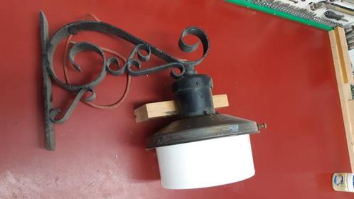te koop buiten wandlamp, Huis en Inrichting, Lampen | Wandlampen, Gebruikt, Glas, Metaal, Ophalen
