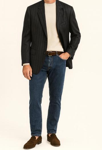 Boyen Tailors blazer van Scabal stof 100% schurwolle beschikbaar voor biedingen