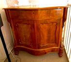 Mooi antiek mahonie Biedermeier kastje in uitstekende staat, Ophalen of Verzenden