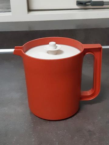 Tupperware vintage sap kan oranje drukdeksel beschikbaar voor biedingen