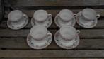 Wood and Sons 6 kop en schotel Spring Fields, Antiek en Kunst, Antiek | Servies los, Ophalen of Verzenden