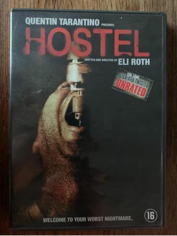 DVD Hostel; Quentin Tarantino; written directed by Eli Roth