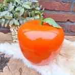 Vintage ijsbucket 'appel' in oranje , 70's, Ophalen of Verzenden