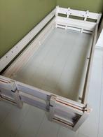 Bedombouw - Hout - Wit, Huis en Inrichting, Ophalen, Gebruikt, Stoer, Eenpersoons