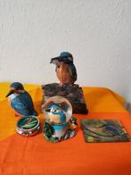 Beeldjes, schudbol, koelkastmagneet, pillendoosje 'IJsvogel', Verzenden, Zo goed als nieuw
