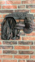 Decoratief welkom bordje bronskleurig, Ophalen of Verzenden, Gebruikt