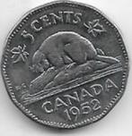 5  cent  1952  Canada. km. 42 a, Postzegels en Munten, Munten | Amerika, Ophalen of Verzenden, Losse munt, Noord-Amerika