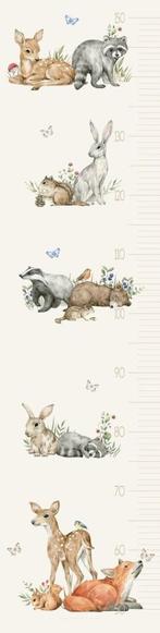 Kinderposter Groeimeter Forest Baby's Designed4kids, Designed4Kids, Nieuw, Ophalen of Verzenden, Designed4kids@live.nl