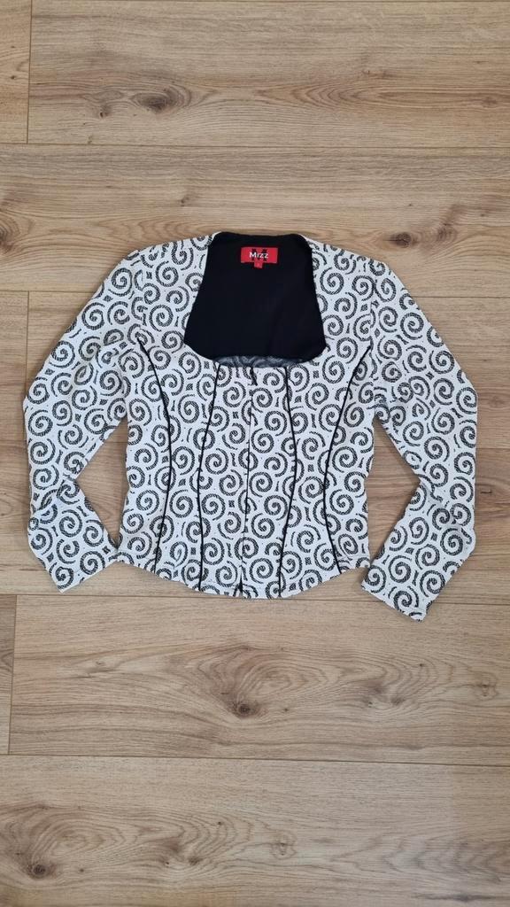 Gelegenheids jasje, Kleding | Dames, Gelegenheidskleding, Zo goed als nieuw, Overige typen, Maat 42/44 (L), Wit, Ophalen of Verzenden