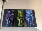 Glas Muurdecoratie Limited Hype Figure KAWS - 40x60 cm, Ophalen of Verzenden