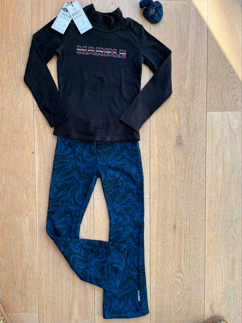 Set flare broek longsleeve scruncie B Nosy mt 122 NIEUW!, Kinderen en Baby's, Kinderkleding | Maat 122, Nieuw, Meisje, Setje, Ophalen of Verzenden