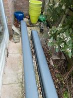 2 zonneschermen 300 cm en 350 cm ( handbediening), Tuin en Terras, Zonneschermen, Ophalen, Gebruikt, 150 tot 300 cm, 250 cm tot 450 cm