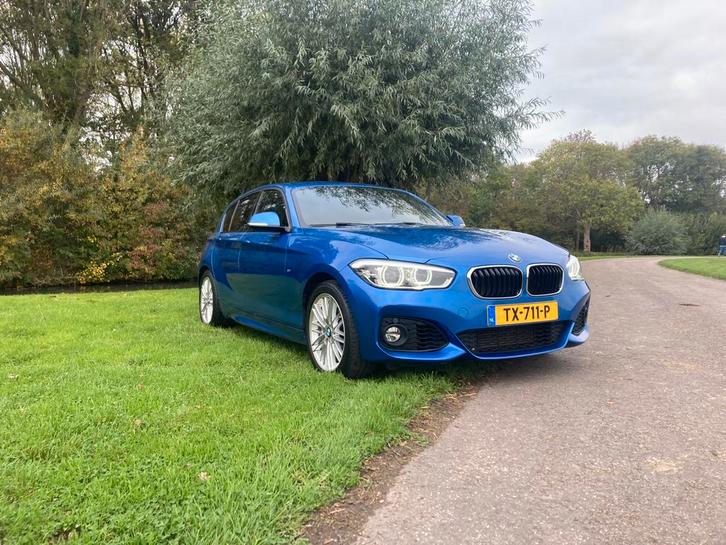 BMW 1-Serie 118i 136pk Aut 2018 Blauw, Auto's, BMW, Bedrijf, 1-Serie, ABS, Airbags, Bluetooth, Boordcomputer, Centrale vergrendeling
