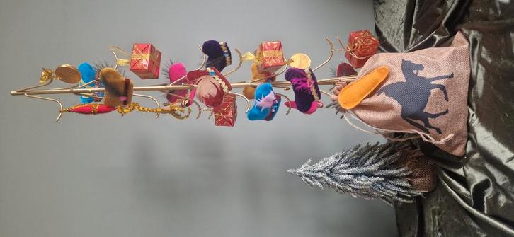 Sinterklaas en pieten decoratieboom, Hobby en Vrije tijd, Feestartikelen, Nieuw, Versiering, Ophalen of Verzenden